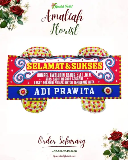 Papan Bunga Ucapan Selamat Tlogomulyo